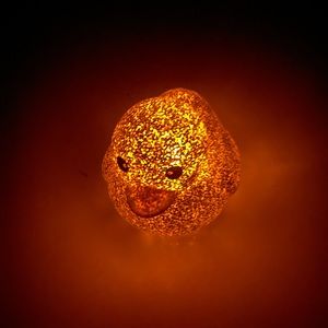 Glitter infused Gold/yellow Glittery ducky mini table lamp/nightlight